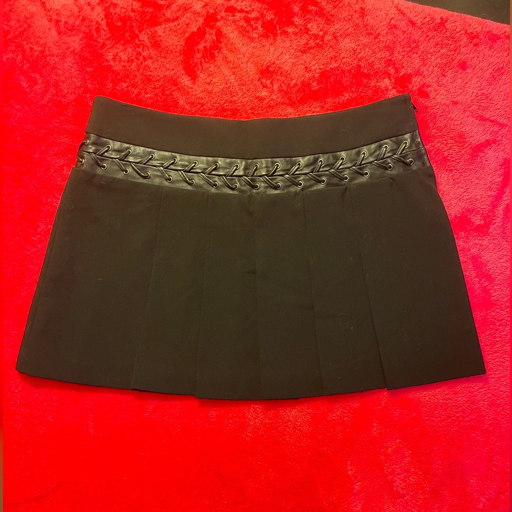 BcbgMaxAzria pleated lined miniskirt